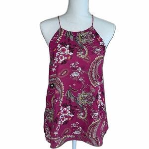 Paper Crane Fuchsia Tiered Top